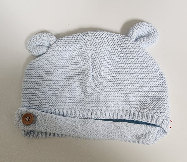 Zubels Boys Girls Infants Toddlers Knit Hat Ears 100% Cotton The Plaid Giraffe Childrens Boutique