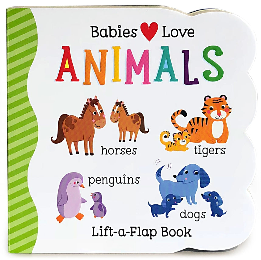 Cottage Door Press Boys Girls Unisex Infants Toddlers Kids Juniors  Board Book Babies Love Animals Lift-A-Flap Farm Forest Jungle Animals The Plaid Giraffe Childrens Boutique