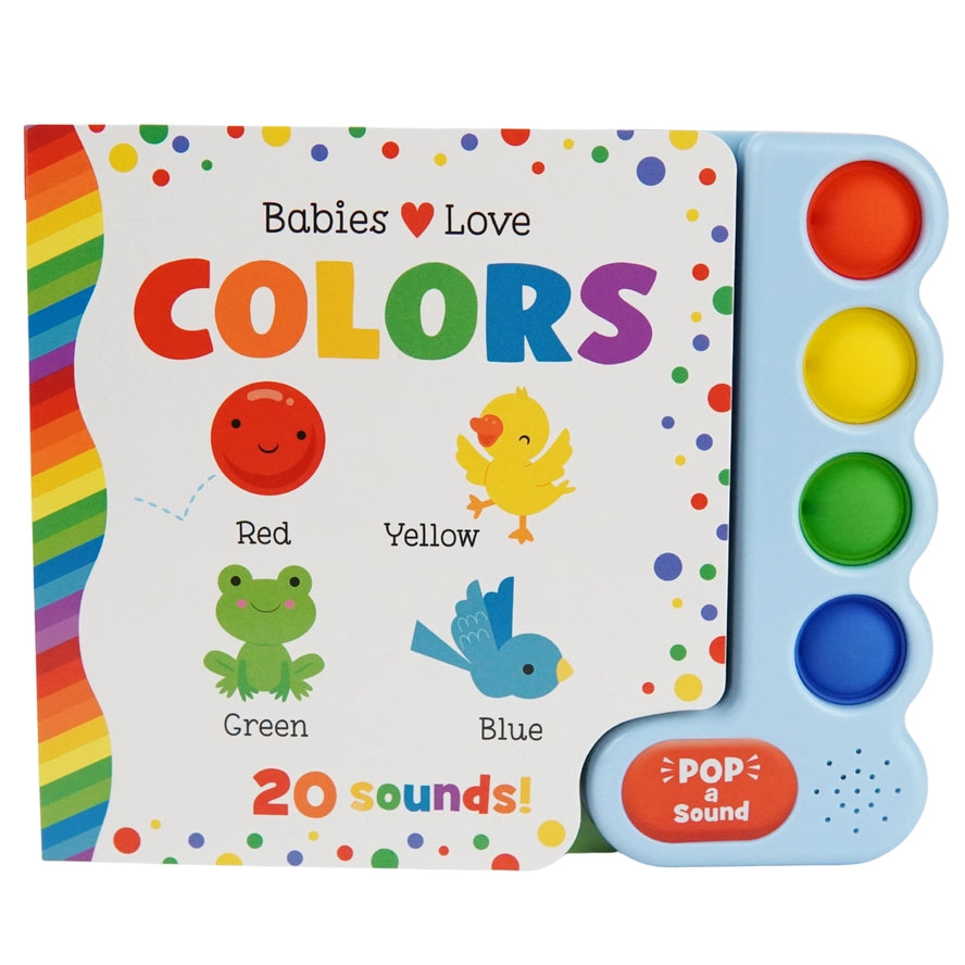 Cottage Door Press Girls Boys Infants Toddlers Kids Babies Love Colors Sound Board Book Learning Interactive The Plaid Giraffe Children's Boutique