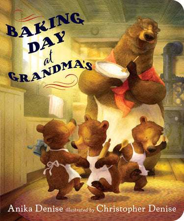 Penguin Random Press Girls Boys Infants Toddlers Kids Juniors Picture Book Baking Day At Grandma's Food Cakes Bears The Plaid Giraffe Children's Boutique