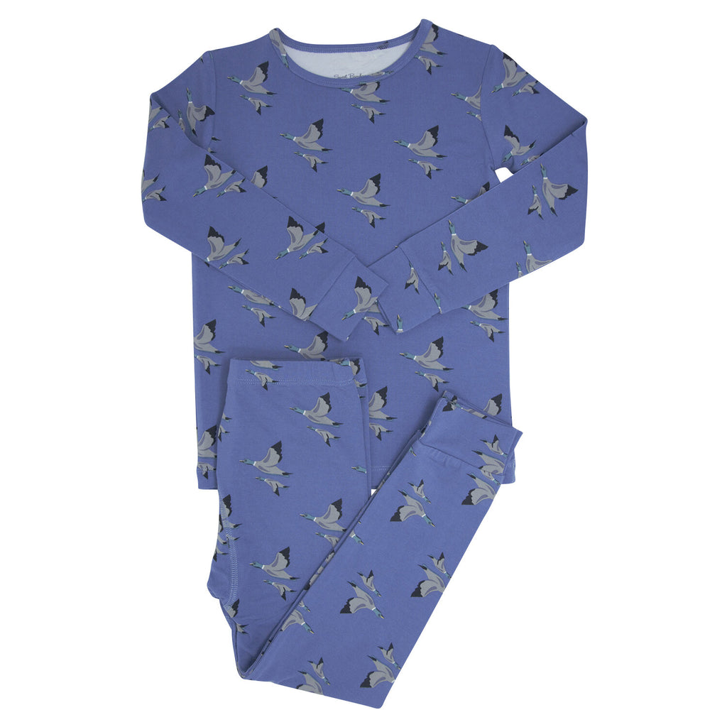 Sweet Bamboo Girls Boys Infants Toddlers Kids Elmer Fudd Pajamas Sleepwear Nightwear Bamboo Ducks The Plaid Giraffe Children's Boutique