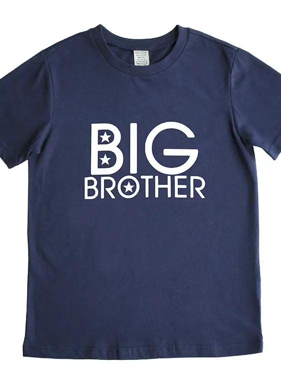 Sparkle Sisters by Couture Clips Boys Toddlers Kids Juniors Big Brother T-Shirt 100% Cotton The Plaid Giraffe Childrens Boutique