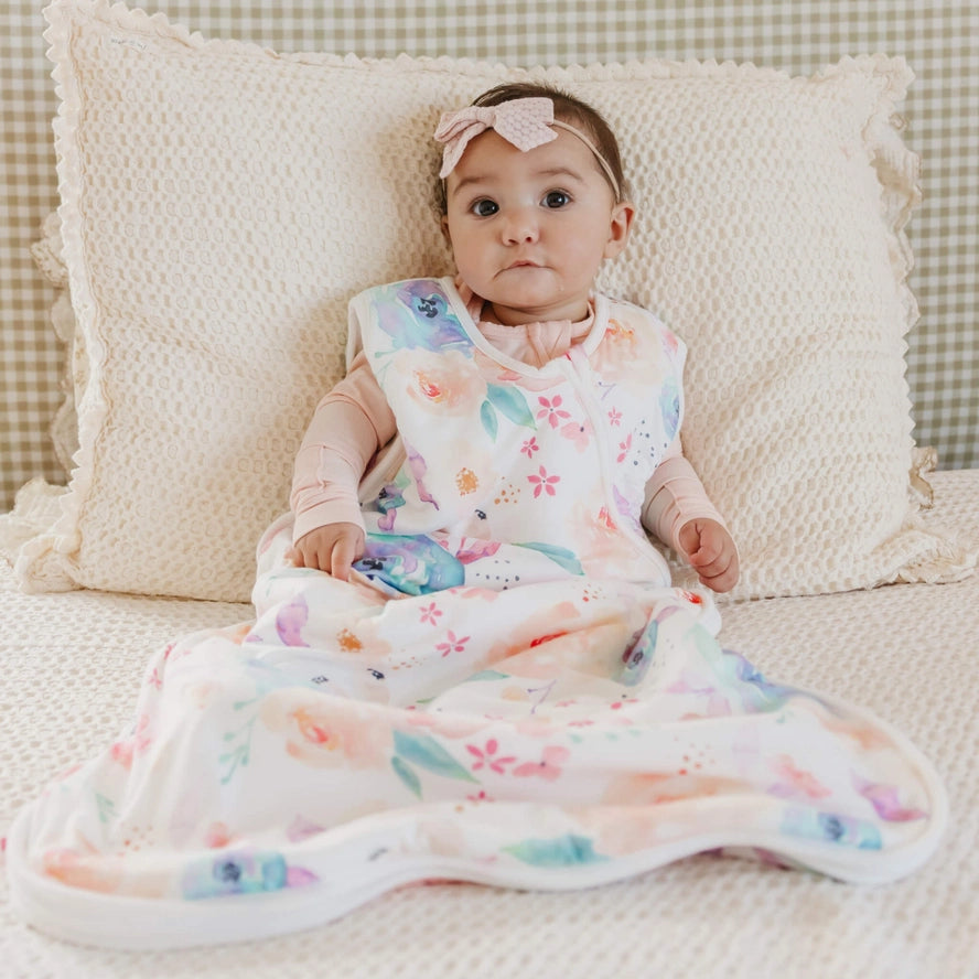 Copper Pearl Girls Boys Unisex Infants Toddlers Kids Junior Bloom Sleep Bag 1.0 TOG Sleepwear Nightwear Flowers Floral  The Plaid Giraffe Children's Boutique