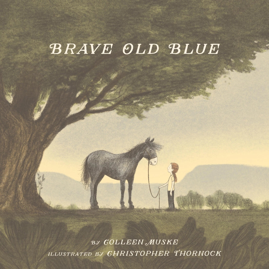 Sleeping Bear Press Infants Toddlers Kids Picture Book Brave Old Blue Horses Rescue Farm Animals The Plaid Giraffe Children's Boutique