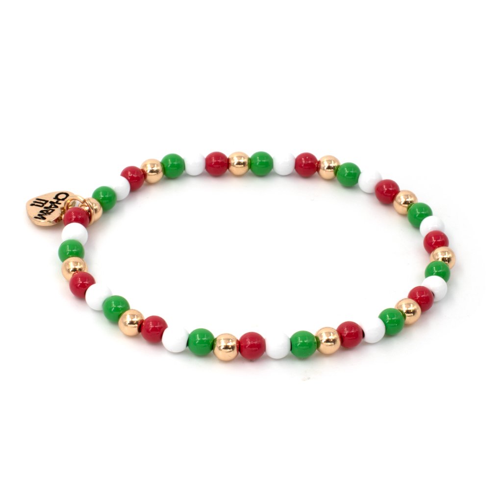 Charm-Its Charms Bracelet Necklace Girls Jewelry Christmas Beads Holiday The Plaid Giraffe Children's Boutique