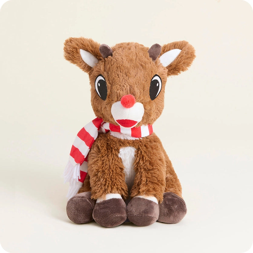 Warmies Girls Boys Unisex Infants Toddlers Kids Juniors Large Rudolph Christmas Holidays The Plaid Giraffe Children's Boutique
