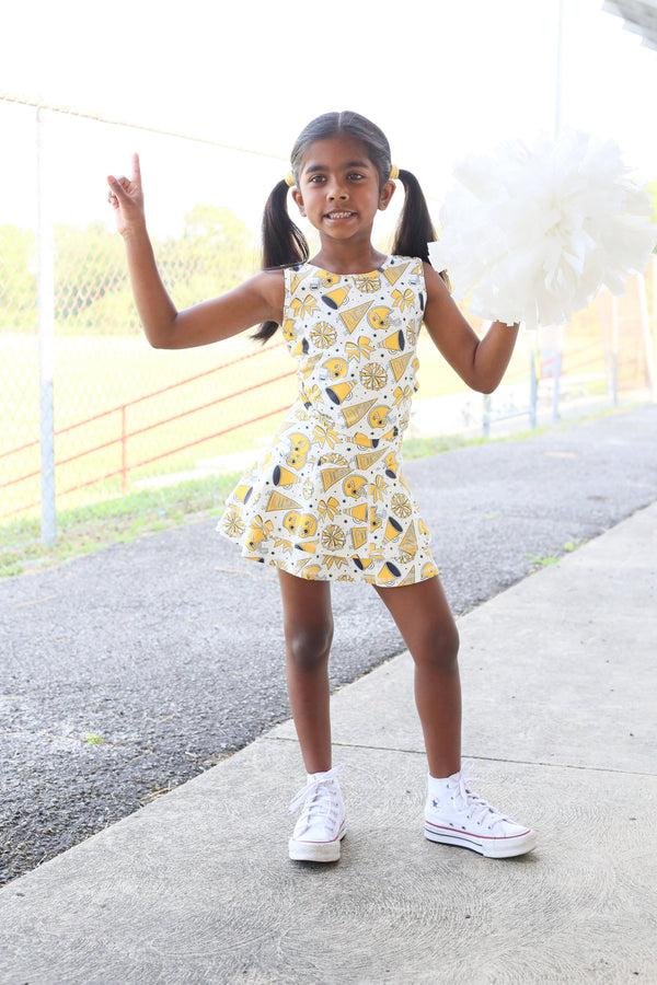Be Girl Clothing Girls Infants Toddlers Kids Juniors Top Skort Cheerleading Sports Football Activewear The Plaid Giraffe Children's Boutique