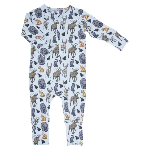 Boys Into The Wild Convertible Footie/Romper