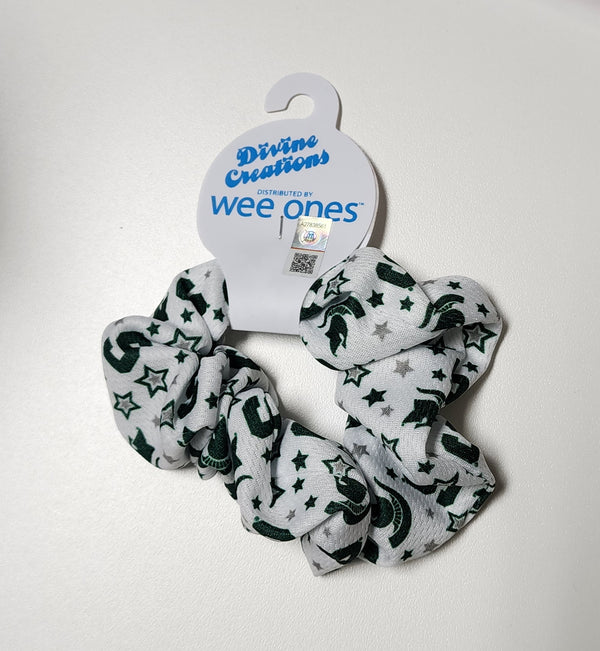 Wee Ones Girls Infants Toddlers Kids Juniors Scrunchies Stars Michigan State Spartans The Plaid Giraffe Childrens Boutique