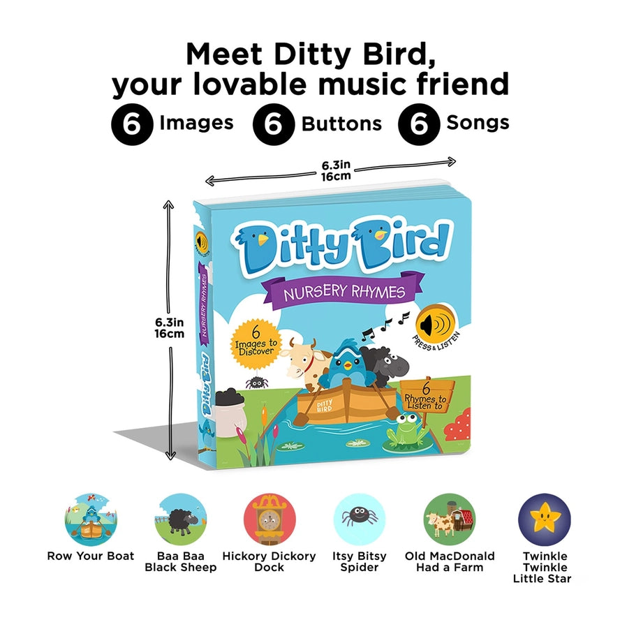 Ditty Bird Nursery Rhymes Board Book