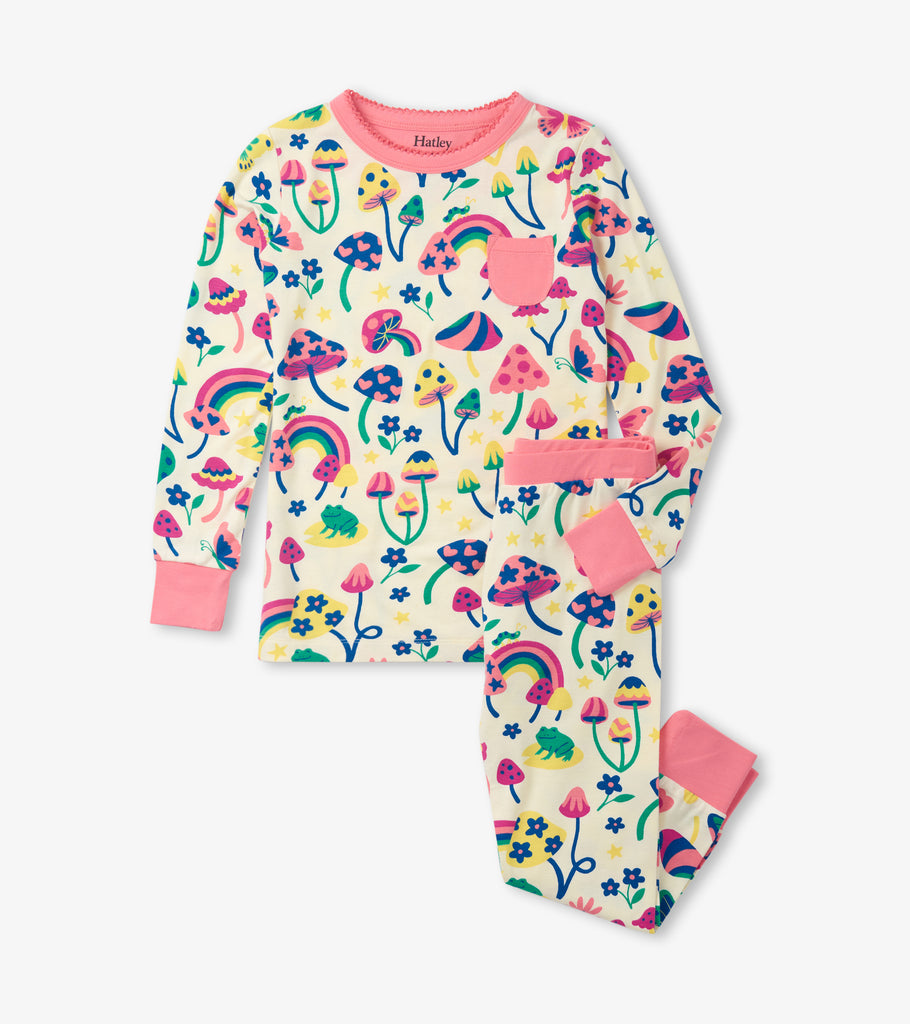 Hatley Girls Toddlers Kids Juniors Pajamas Sleepwear Nightwear Mushrooms Food The Plaid Giraffe Childrens Boutique