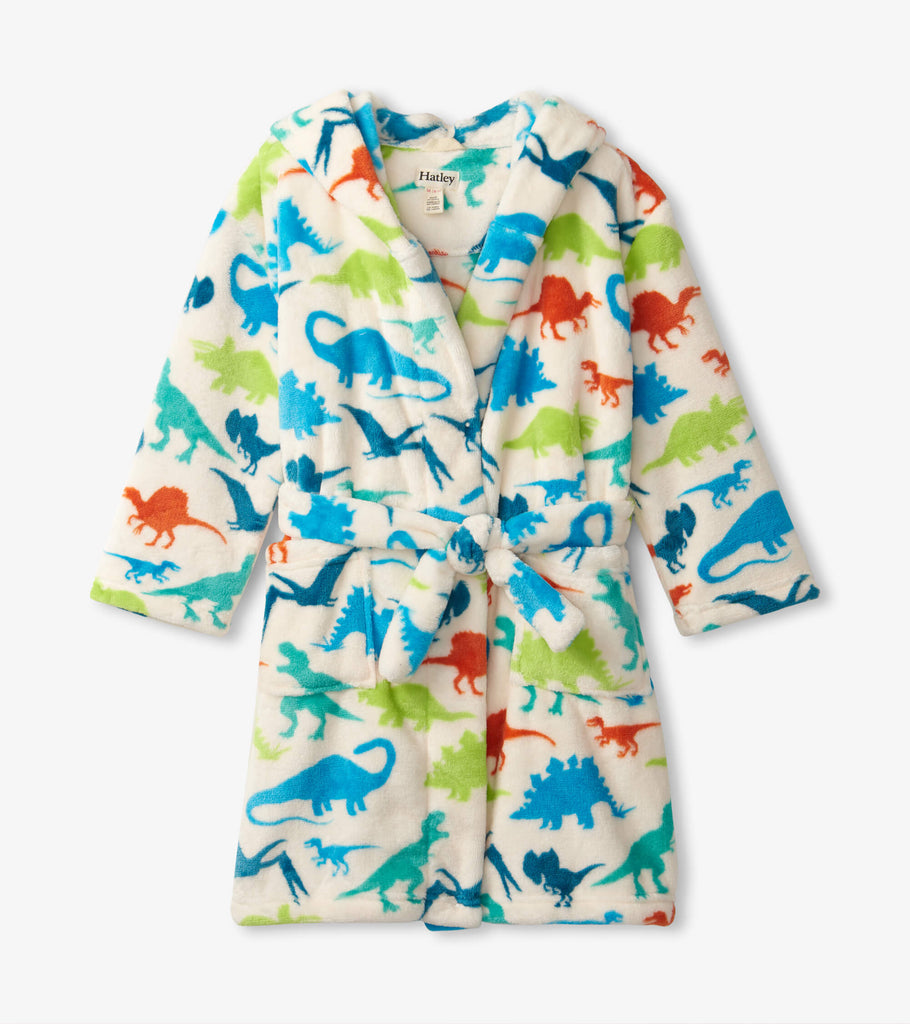 Hatley Boys Toddlers Kids Juniors Robe Nightwear Sleepwear Dinosaurs The Plaid Giraffe Childrens Boutique