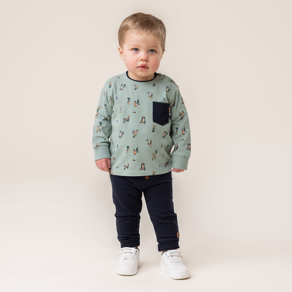 Noruk Boys Girls Infants Toddlers Kids Juniors Shirt Dogs Ducks Hunting 100% Cotton The Plaid Giraffe Children's Boutique