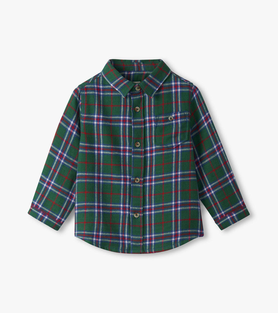 Hatley Boys Girls Infants Toddlers Kids Juniors Plaid Flannel Shirt Christmas Holidays The Plaid Giraffe Children's Boutique