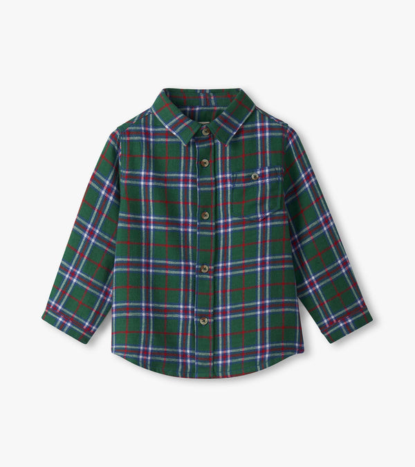 Boys L/S Plaid Flannel Shirt