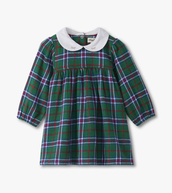 Girls L/S Plaid Flannel Dress