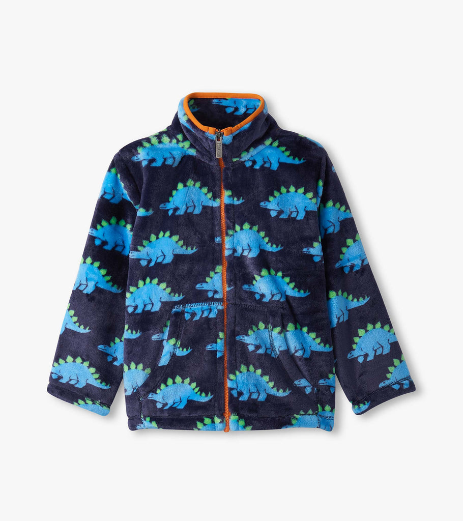 Hatley Girls Boys Toddlers Kids Juniors Fleece Zip Up Jacket Dinosaurs The Plaid Giraffe Children's Boutique