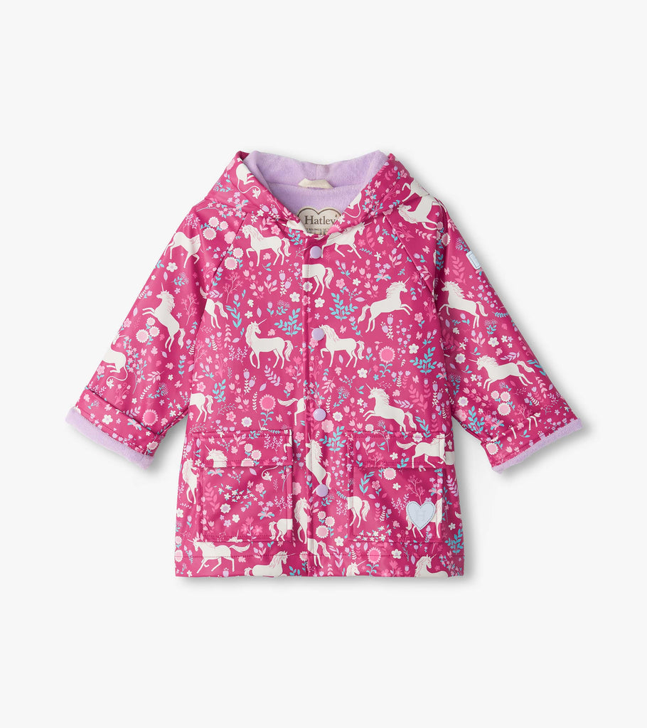 Girls Unicorn Raincoat