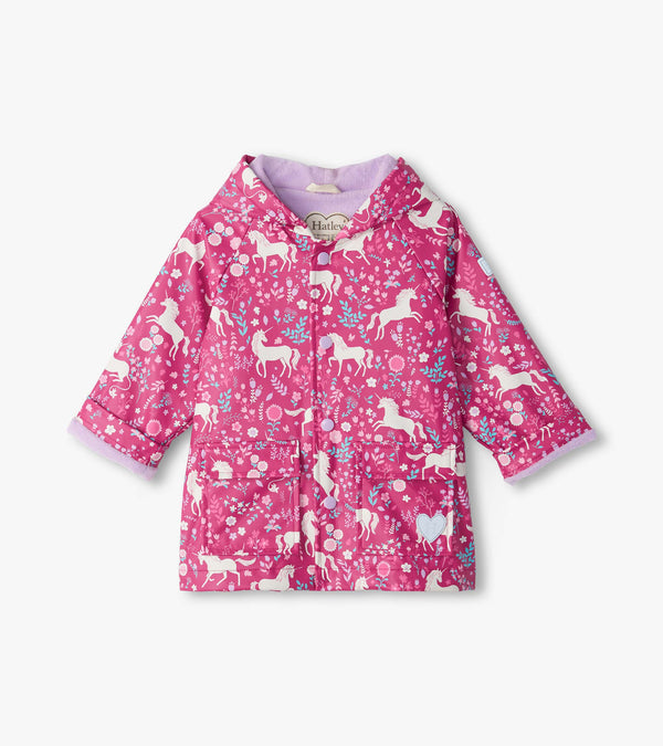 Girls Unicorn Raincoat