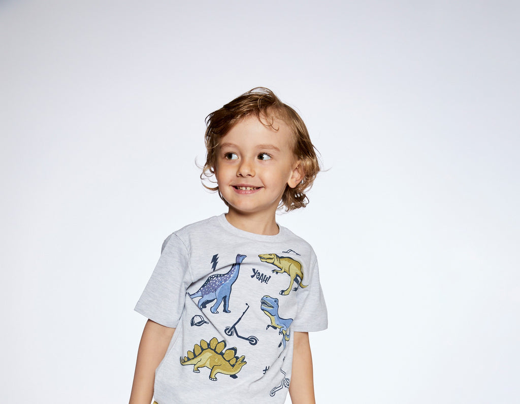Deux Par Deux Boys Toddlers Kids Juniors Shirt Dinosaurs Cotton The Plaid Giraffe Childrens Boutique