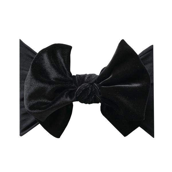 Baby Bling Girls Infants Toddlers Kids Fab-bow-lous Velvet Bow Holidays Celebrations Special Occasions Christmas Made In U.S.A. The Plaid Giraffe Children's Boutique