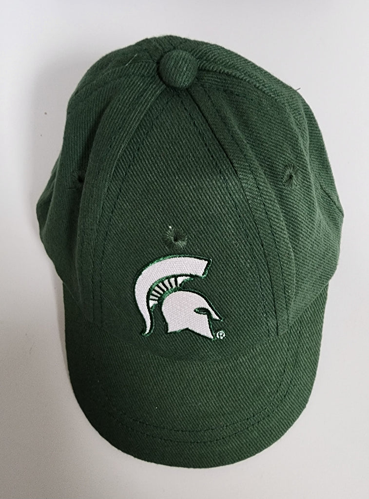 Creative Knitwear Boys Girls Unisex Baseball Cap Hat Sports Michigan State Spartans 100% Cotton The Plaid Giraffe Childrens Boutique