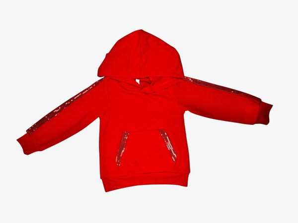 2 Piece Girls Sequin Hoodie & Pants