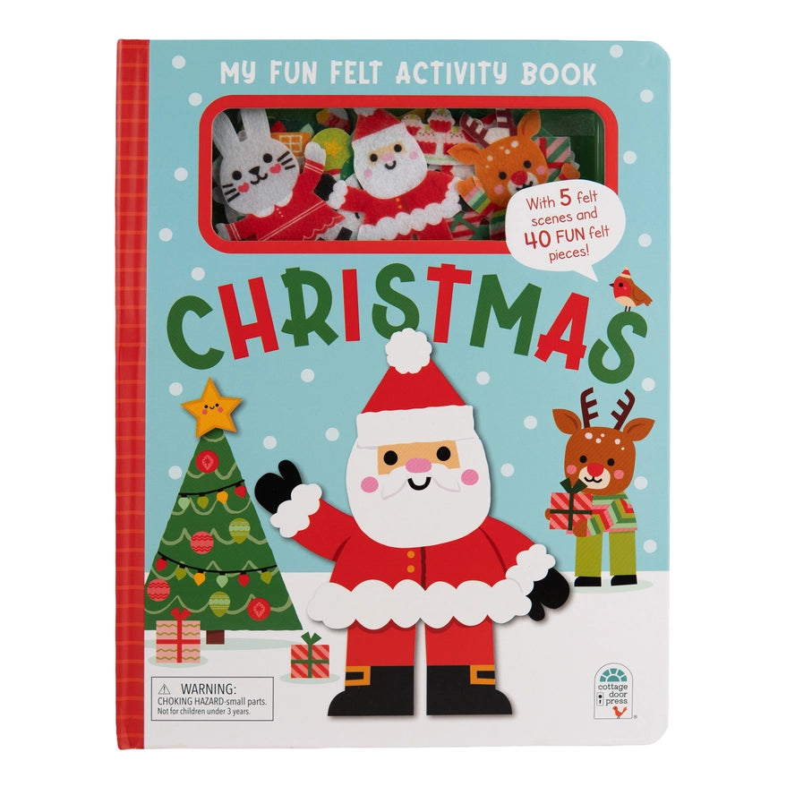 Cottage Door Press Boys Girls Unisex My Fun Felt Activity Book Christmas Interactive Holidays The Plaid Giraffe Children's Boutique