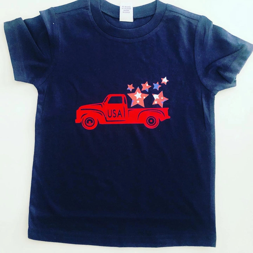 Sparkle Sisters By Couture Clips Girls Boys Infants Toddlers Kids Juniors T-Shirt Top Stars Trucks Holidays Fourth of July Memorial Day 100% Cotton The Plaid Giraffe Children's Boutique