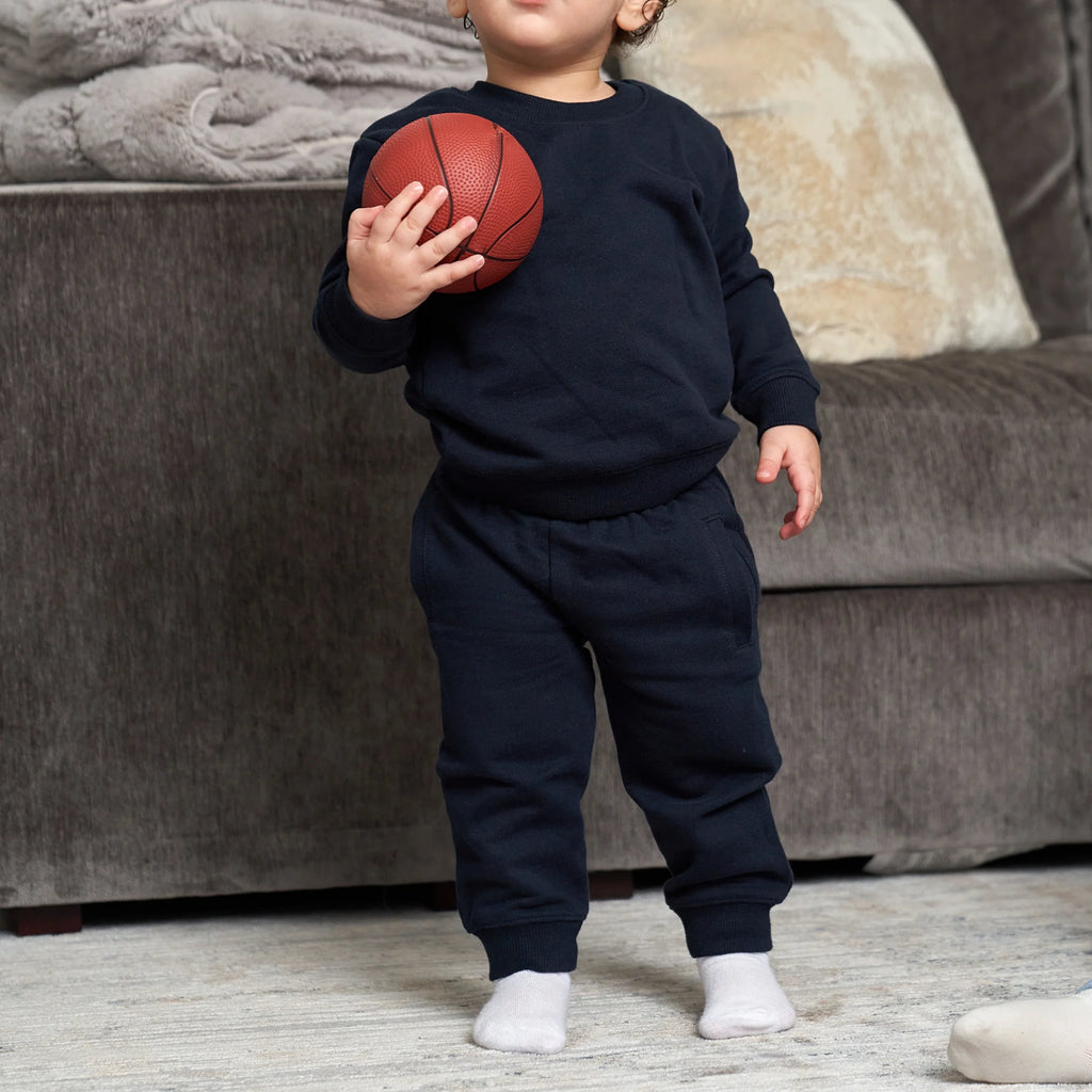 PimaLu Boys Girls Infants Toddlers Kids Sweatshirt Jogging Pants Sweatpants Sports Football Baseball Soccer Basketball 100% Pima Cotton The Plaid Giraffe Children's Boutique