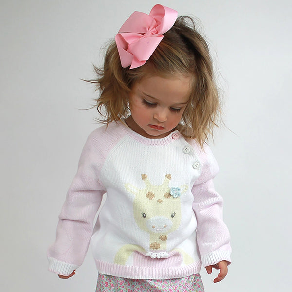 Girls Gisele Giraffe Sweater