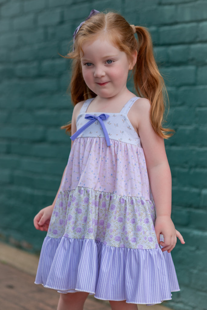 Be Girl Clothing Active Wear Girls Toddlers Kids Juniors Twirl Dress Flowers Floral Stripes The Plaid Giraffe Children's Boutique