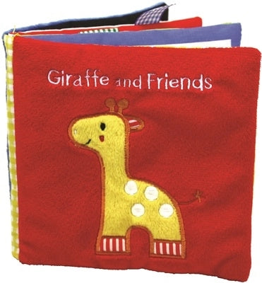 Sourcebooks Boys Girls Unisex Infants Toddlers Kids Cloth Book Giraffe and Friends The Plaid Giraffe Children's Boutique