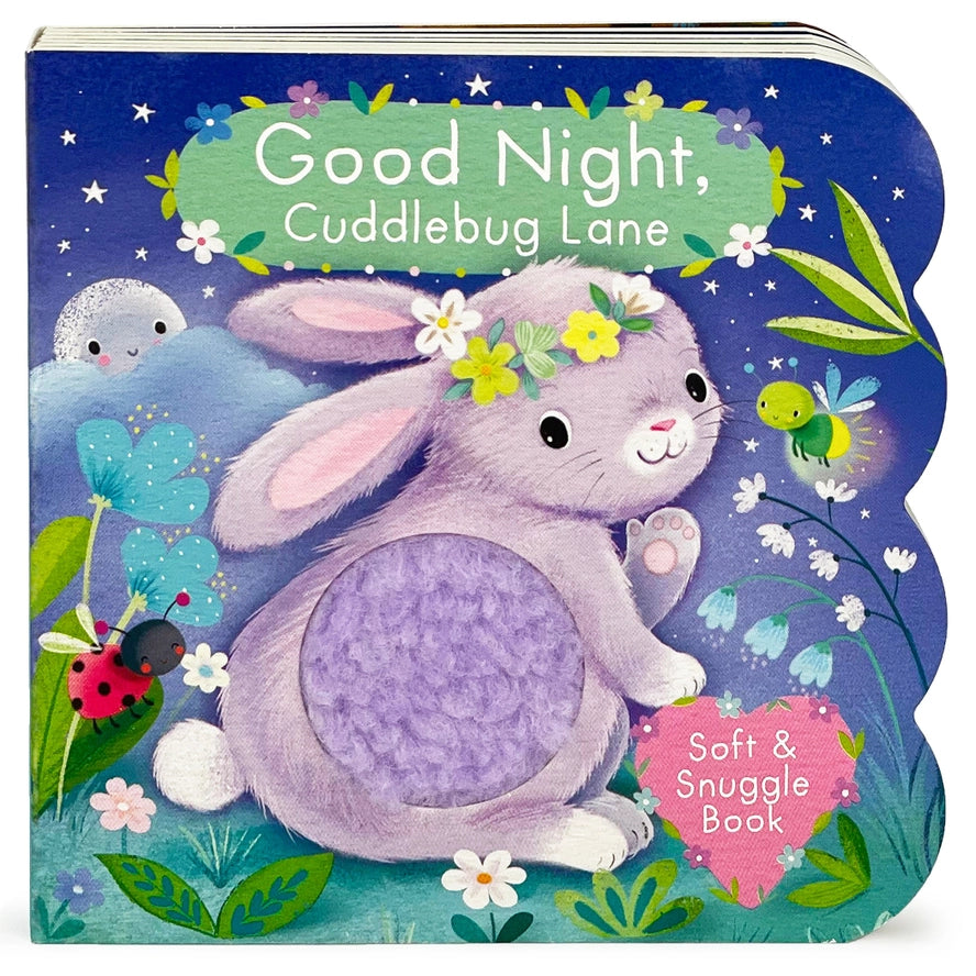 Cottage Door Press Girls Boys Infants Toddlers Kids Juniors Good Night Cuddlebug Lane Board Book Learning Interactive Touch and Feel The Plaid Giraffe Children's Boutique