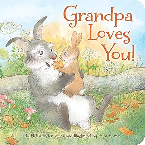 Sleeping Bear Press Girls Boys Infants Toddlers Board Book Grandpa Loves You Bunnies Animals The Plaid Giraffe Childrens Boutique