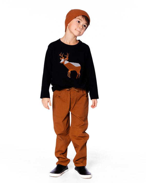 Boys Twill Drawstring Pants