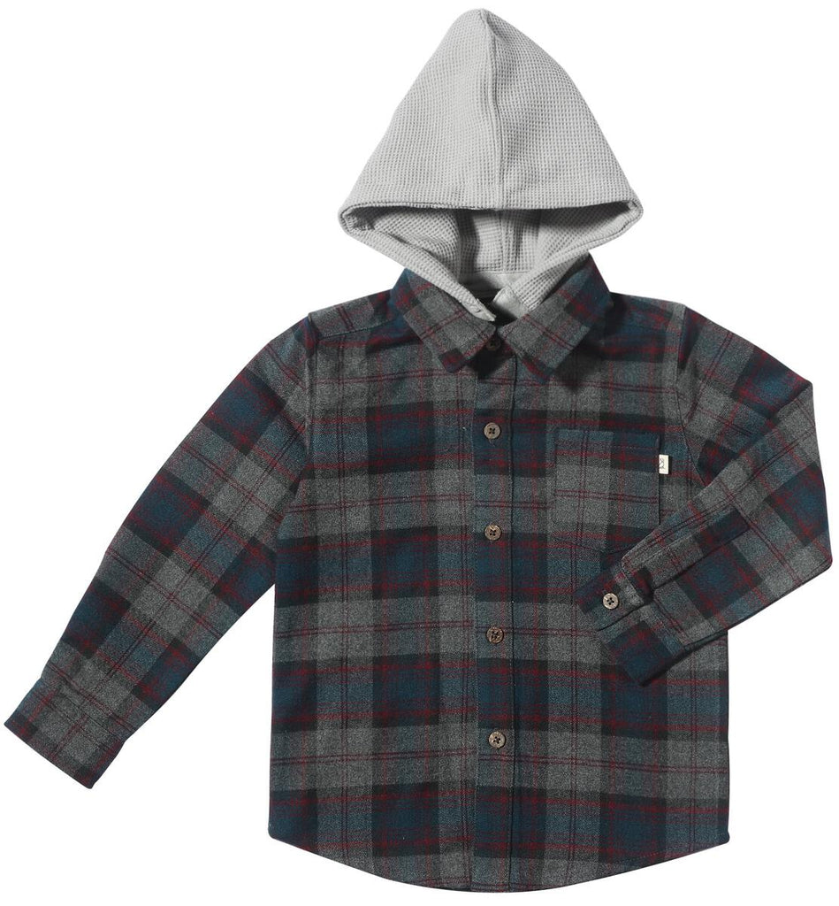 Me & Henry Boys Infants Toddlers Kids Juniors Hoodie Shirt Plaid 100% Cotton The Plaid Giraffe Childrens Boutique