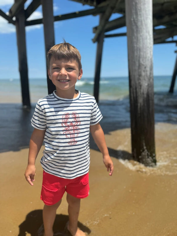 Boys S/S Newquay Lobster Shirt