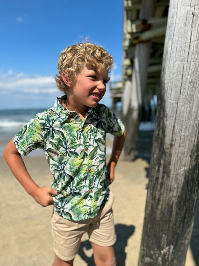 Boys S/S Maui Hawaiian Shirt