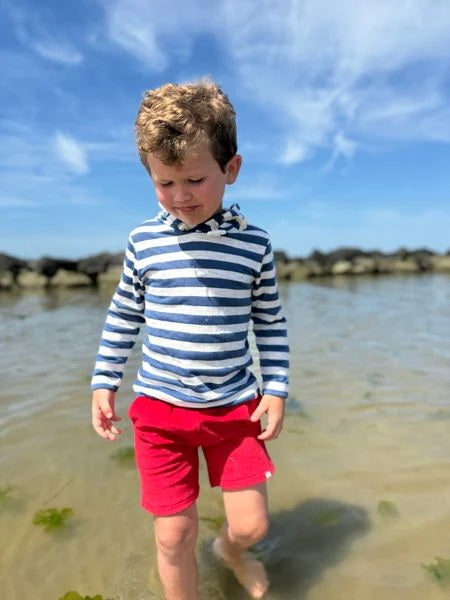 Boys L/S Nautical Hoodie Shirt