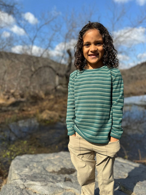 Boys L/S Toby Striped Shirt