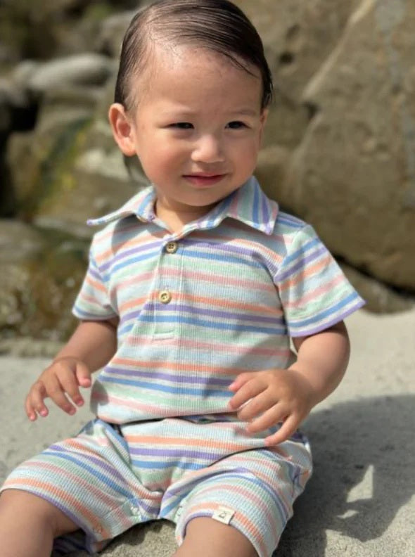 Boys S/S Drift Romper