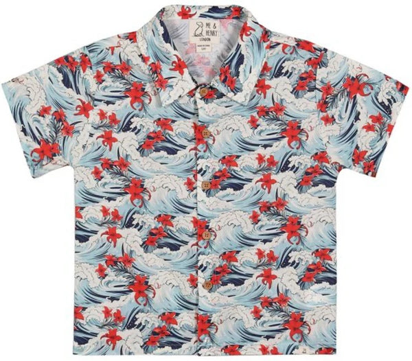 Boys S/S Maui Hawaiian Shirt