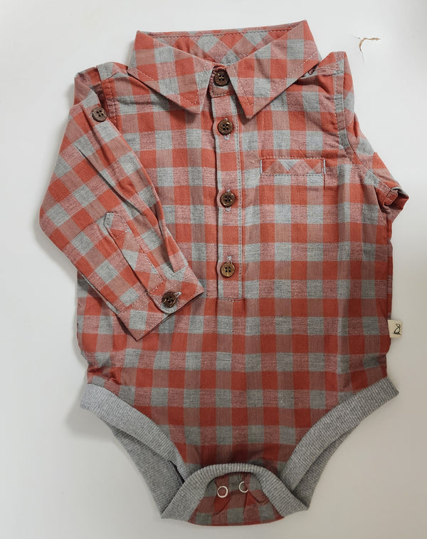 Me & Henry Boys Infants Toddlers Kids Juniors Shirt Bodysuit Plaid 100% Cotton The Plaid Giraffe Childrens Boutique