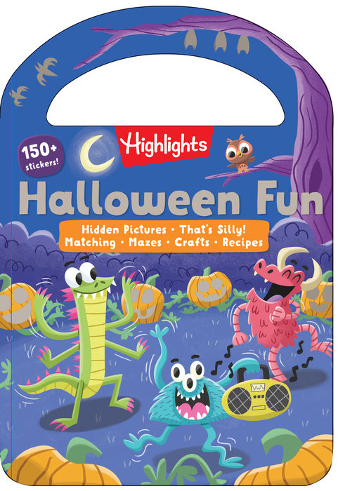 Penguin Random Press Girls Boys Infants Toddlers Kids Juniors Soft Cover Book Highlights Halloween Fun Witches Spiders Black Cats Pumpkins Jack-o-lanterns Bats Interactive Lift-a-flap The Plaid Giraffe Children's Boutique