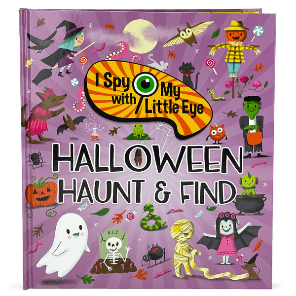 Cottage Door Press Girls Boys Infants Toddlers Kids Halloween Haunt & Find I Spy Book Ghosts Witches Spiders Monsters The Plaid Giraffe Children's Boutique