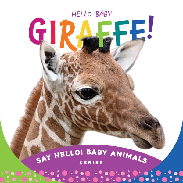 Sleeping Bear Press Hello Baby Giraffe Board Book Giraffe Jungle Animals The Plaid Giraffe Childrens Boutique