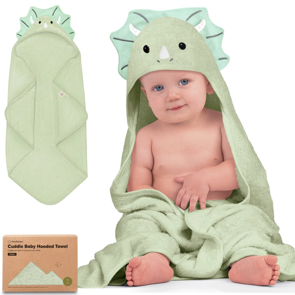 Keababies Boys Girls Unisex Infants Toddlers Kids Hooded Towel Bamboo Dinosaur Triceratops Animals Bath The Plaid Giraffe Childrens Boutique