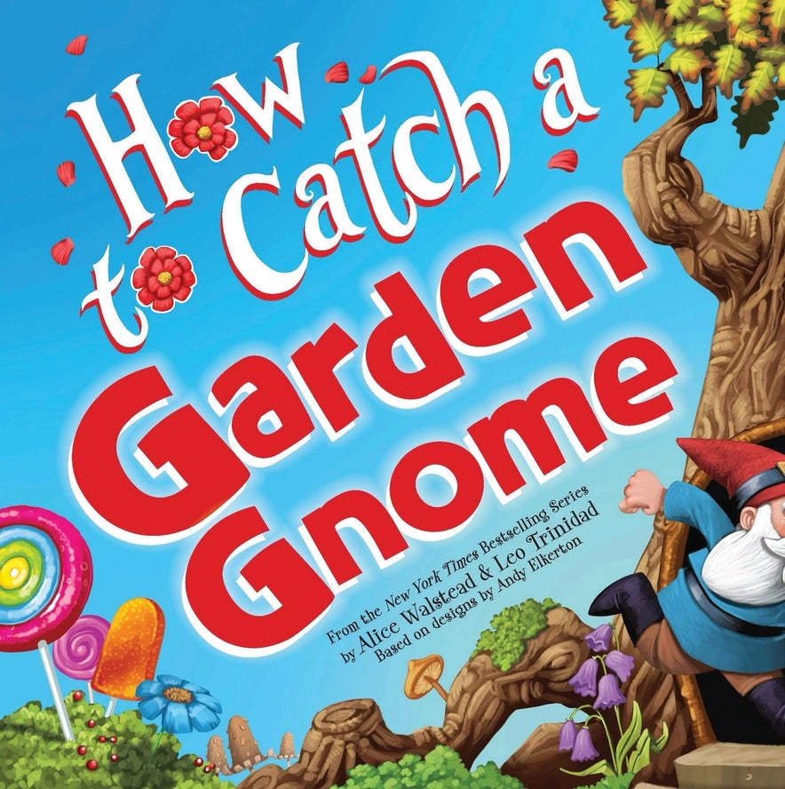 Sourcebooks Boys Girls Unisex Infants Toddlers Kids Juniors How To Catch A Garden Gnome Picture Book The Plaid Giraffe Children's Boutique