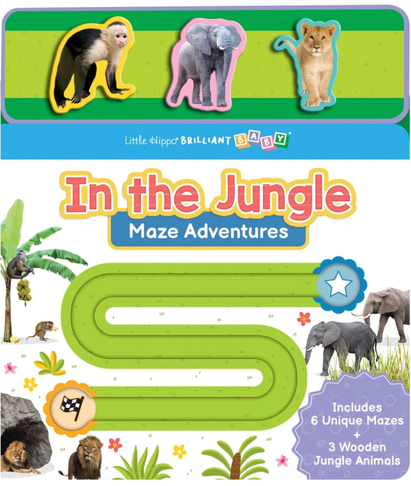 In The Jungle Maze Board Book